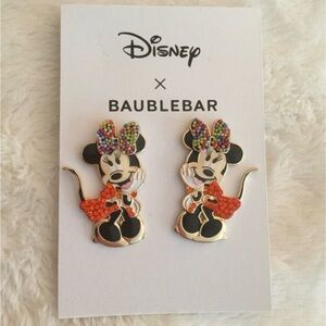 Disney BaubleBar Minnie Mouse Earrings - Multicolor